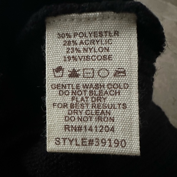 Black and Cream Striped Sweater - Picture 5 of 6